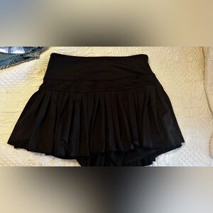 Black Goldhinge Athletic Skort